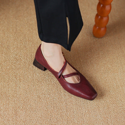Premium Real Leather High Heels