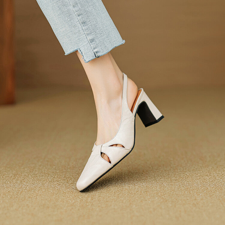 Authentic Leather Mule Shoes