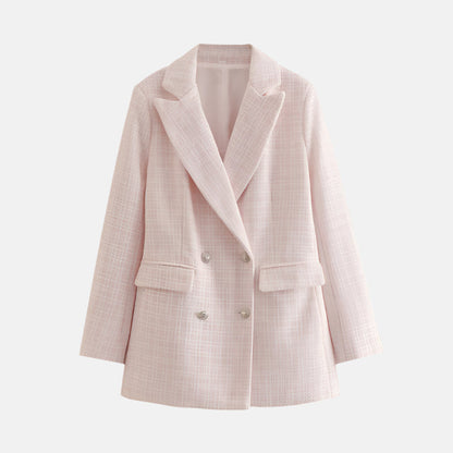 Women's Tweed Blazer Timeless Elegant