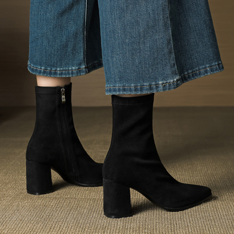 Luxurious Soft Suede Ankle Boots