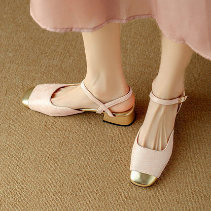 Elegant Low Heel Sandals