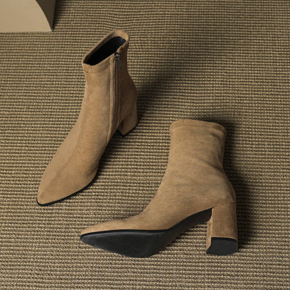 Luxurious Soft Suede Ankle Boots