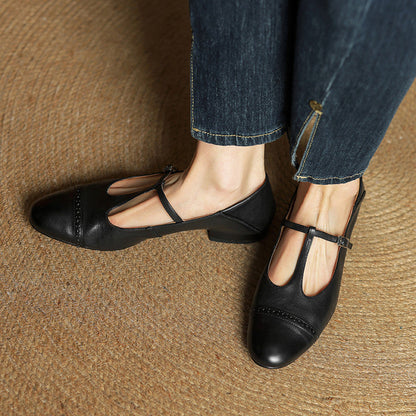 Authentic Real Leather Flat Shoes
