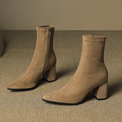 Luxurious Soft Suede Ankle Boots