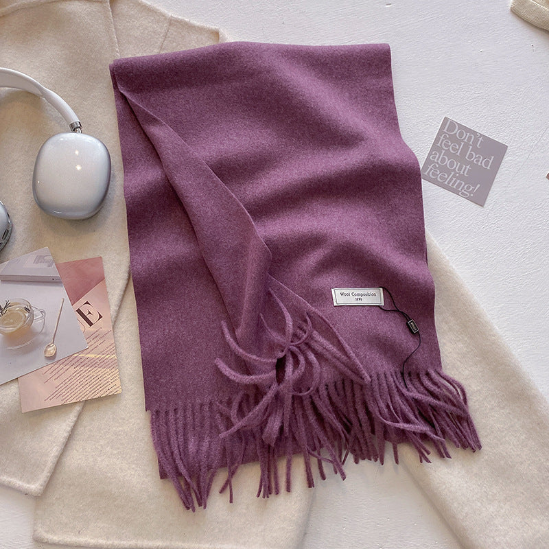 Soft Tassel Scarf Shawl