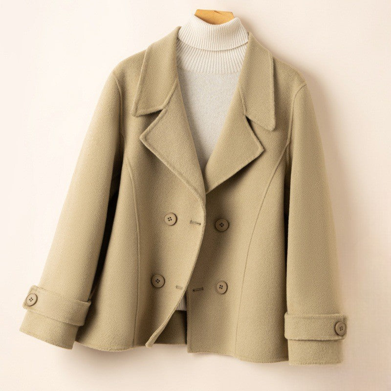 Women's Wool Pea Coat - VibreMode