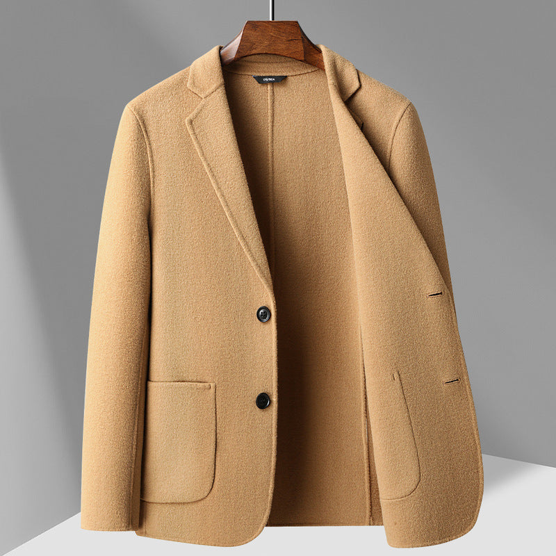 Warm Classic Wool Pea Coat - VibreMode