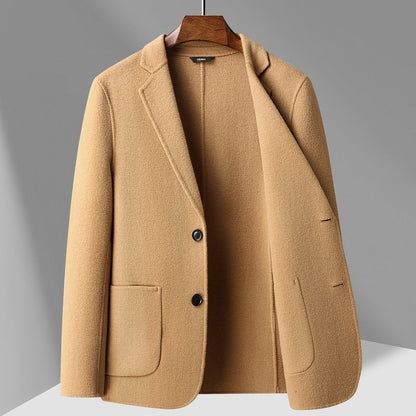 Warm Classic Wool Pea Coat - VibreMode