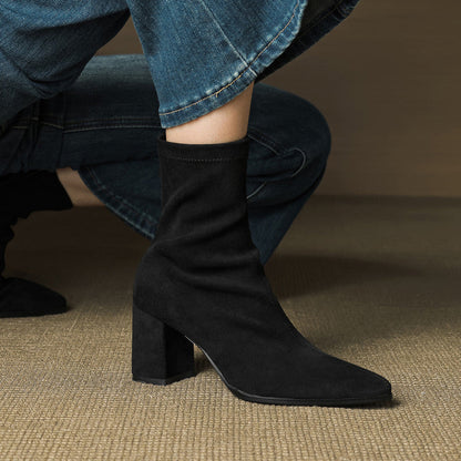 Luxurious Soft Suede Ankle Boots
