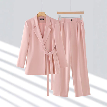 Classic Women's 2 Piece Blazer Suit Set - VibreMode