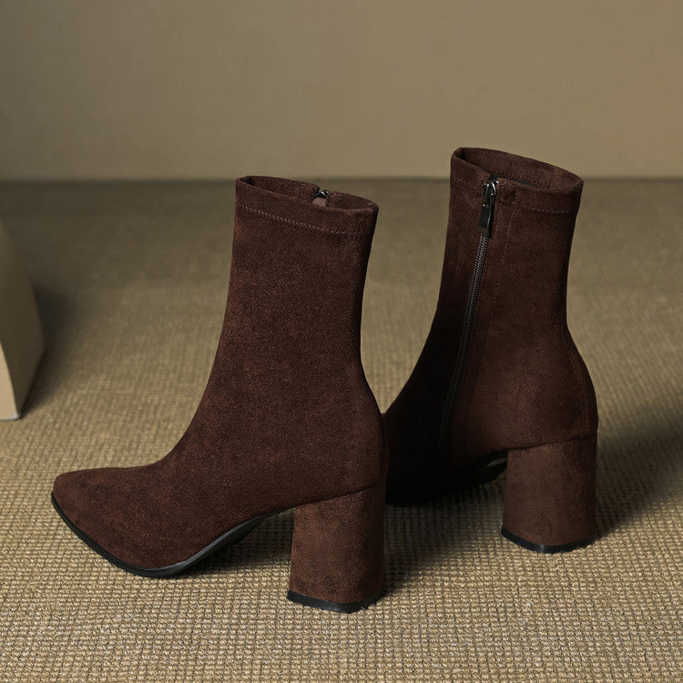 Luxurious Soft Suede Ankle Boots
