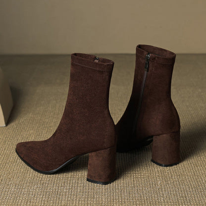 Luxurious Soft Suede Ankle Boots