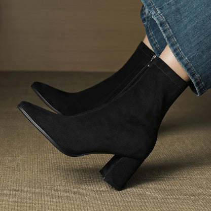 Luxurious Soft Suede Ankle Boots