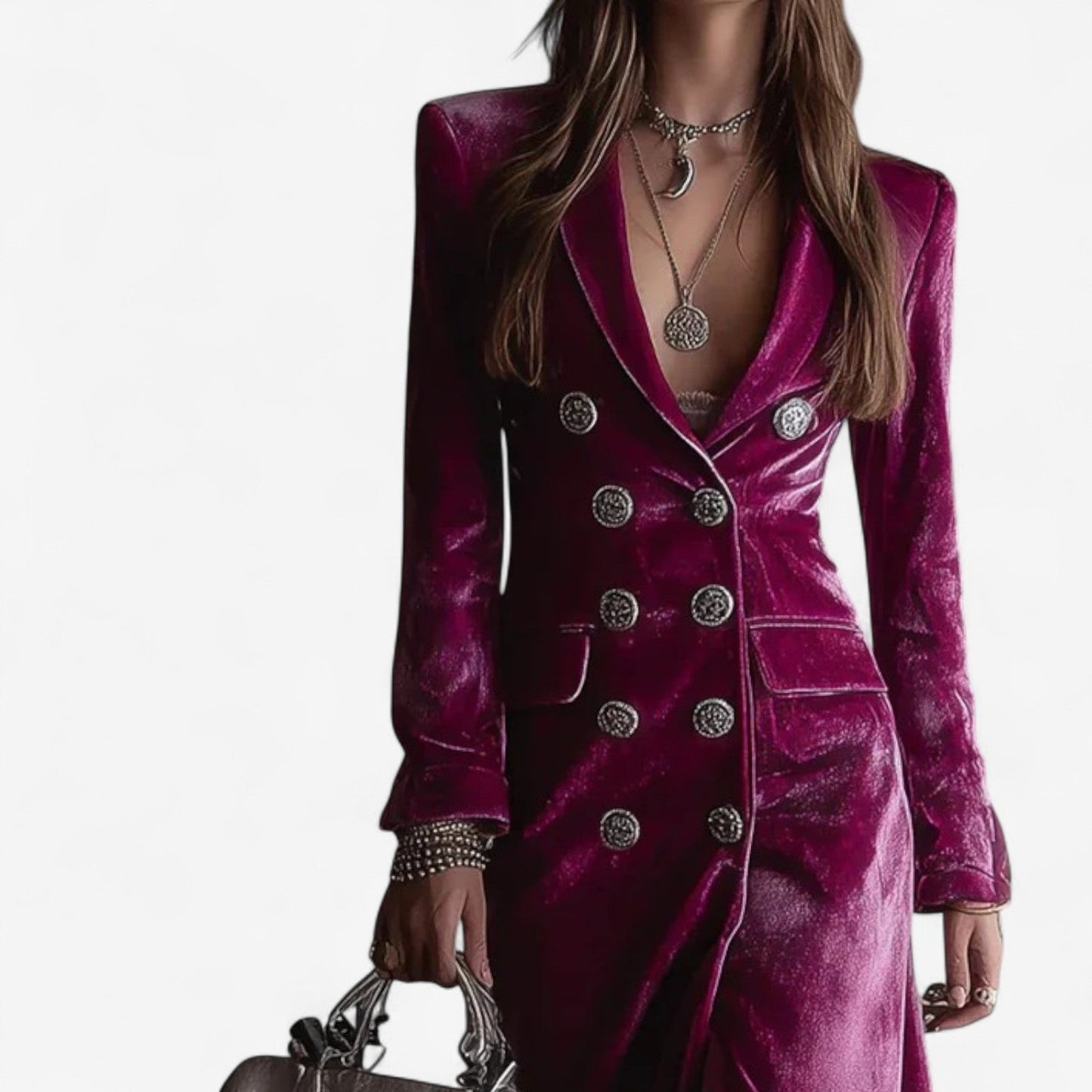 Classic Knee Length Lady Dress