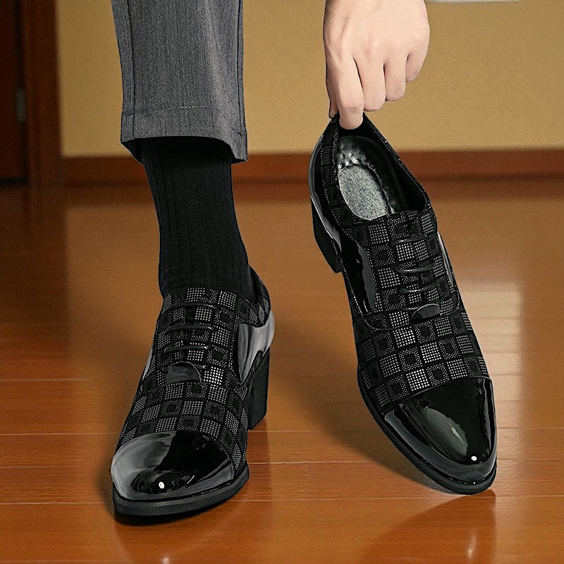 Arlen Varo Lifted-Heel Oxfords - Jack Hafford