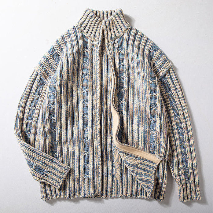 Women's High Collar Cardigan - VibreMode