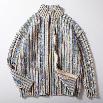 Women's High Collar Cardigan - VibreMode
