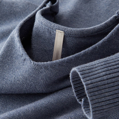 Classic Crew Neck Pullover Sweater
