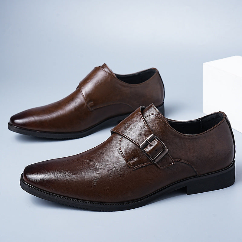 Genuine Brown Leather Footwear