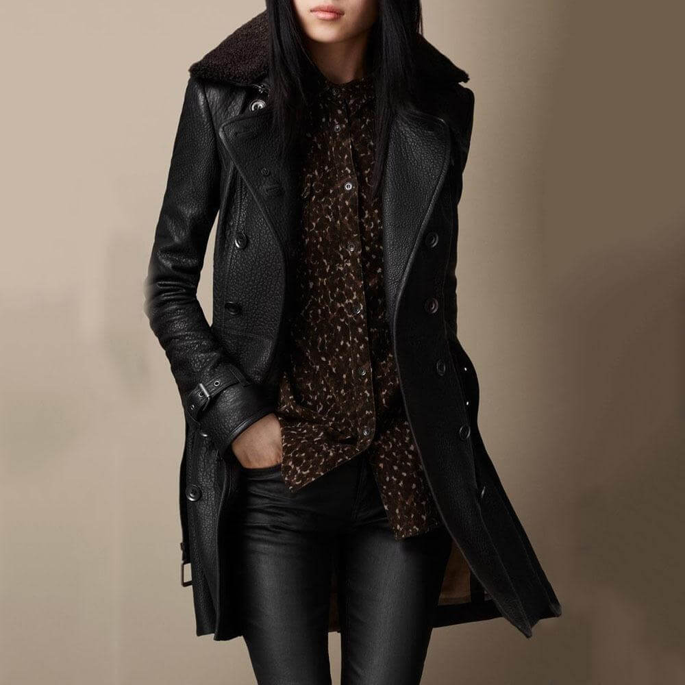 Women's Handmade Leather Jacket - VibreMode