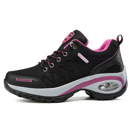 Trail Running Support Shoe - Black Pink - VibreMode