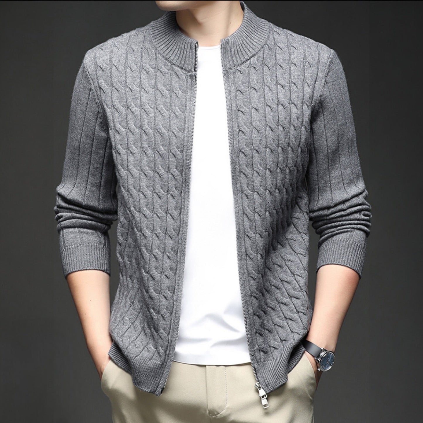 Ashford Wool Knit Cardigan - Jack Hafford