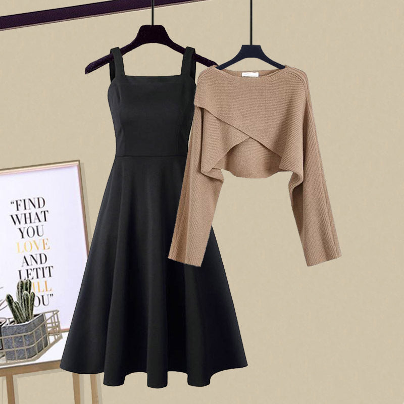 Versatile 2 Piece Knit Dress Outfit