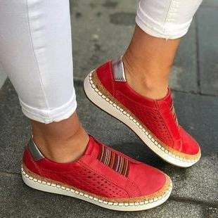 Women's Orthopedic Slip-On Sneakers Breathable Cushioned Casual