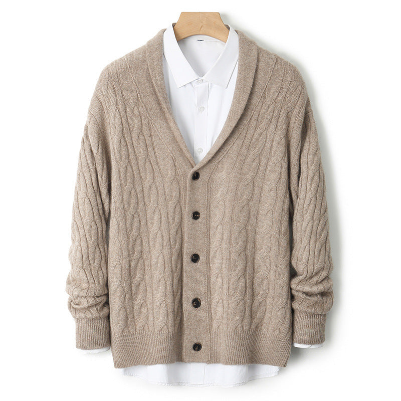 Warm Pure Wool Crew Sweater