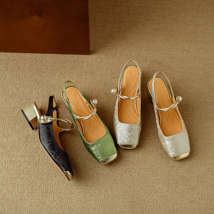 Luxury High Heel Leather Shoes