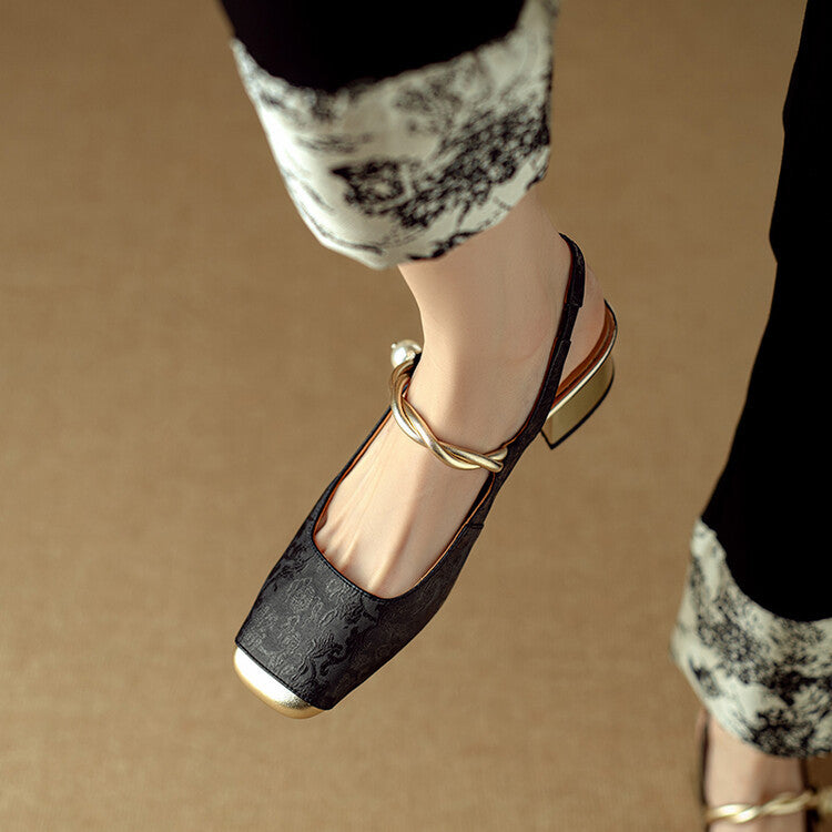Luxury High Heel Leather Shoes