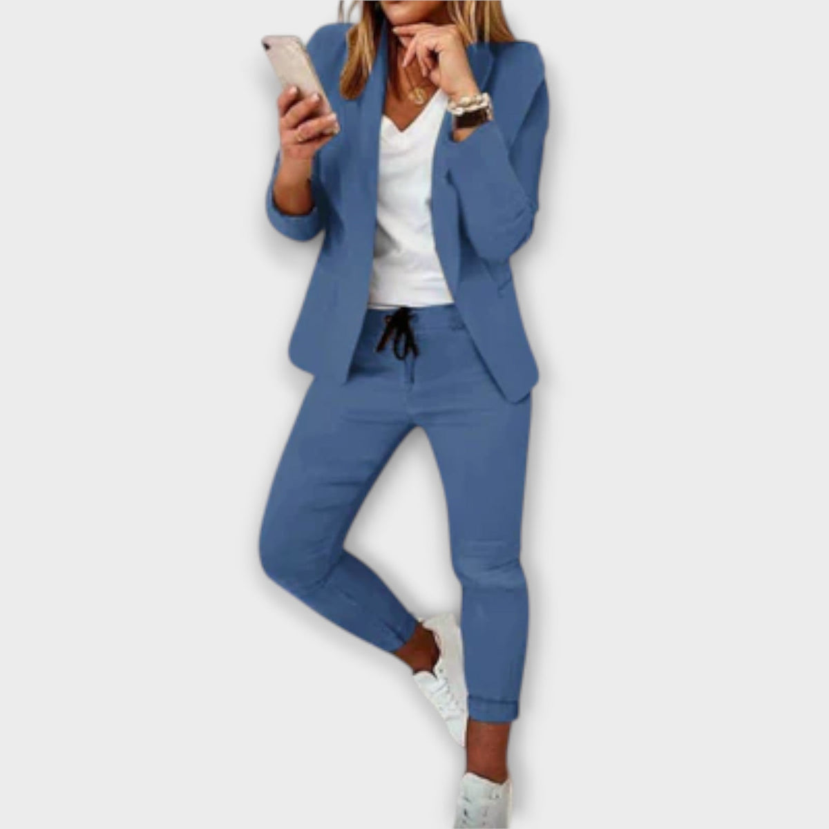 Stylish Women's Blazer Suit Set