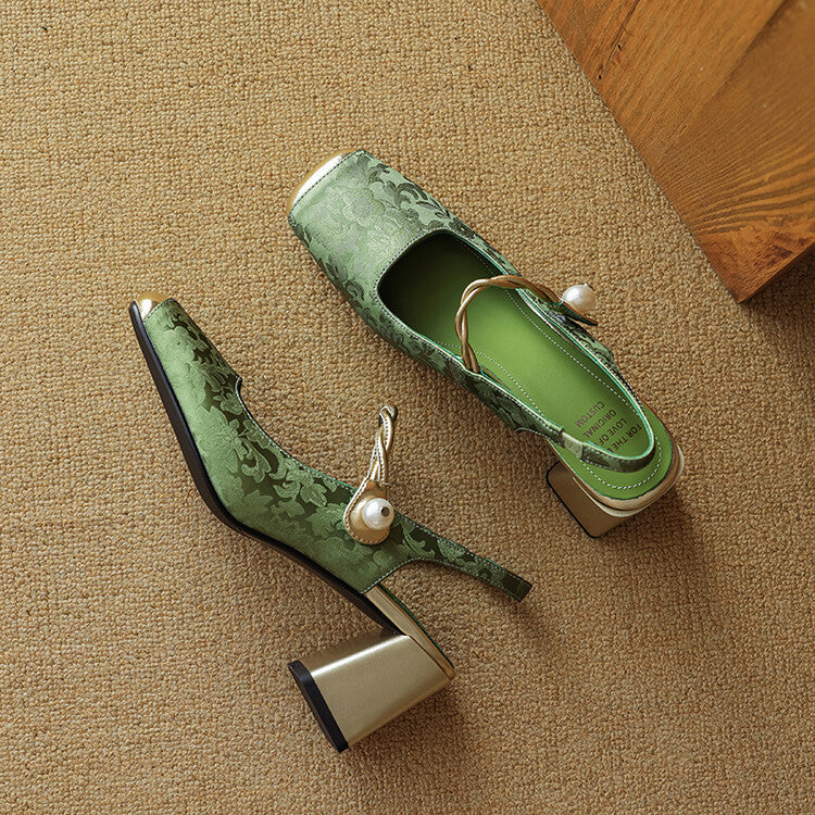 Comfortable Low Heel Slingbacks