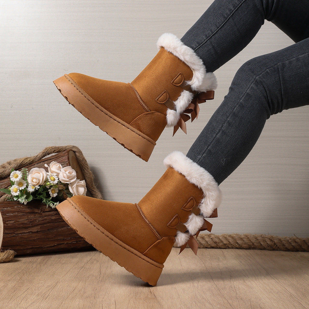 Warm Winter Snow Boots
