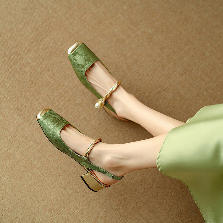 Luxury High Heel Leather Shoes