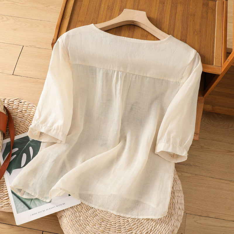 Casual Floral Women's Blouse