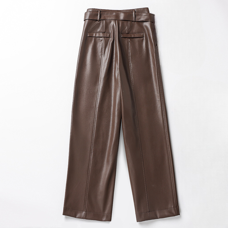 Serrano Belted Leather Pants - Jack Hafford