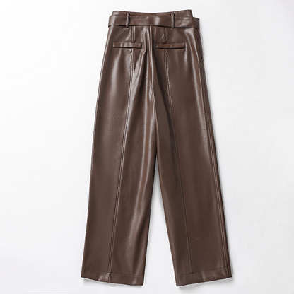 Serrano Belted Leather Pants - Jack Hafford
