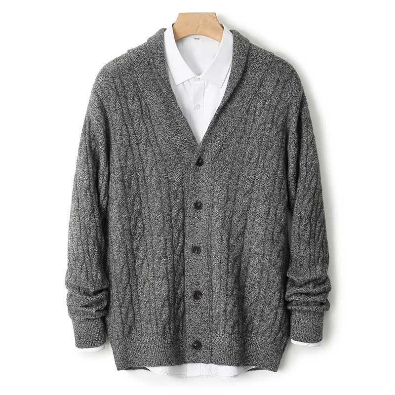 Warm Pure Wool Crew Sweater