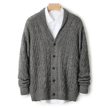 Warm Pure Wool Crew Sweater
