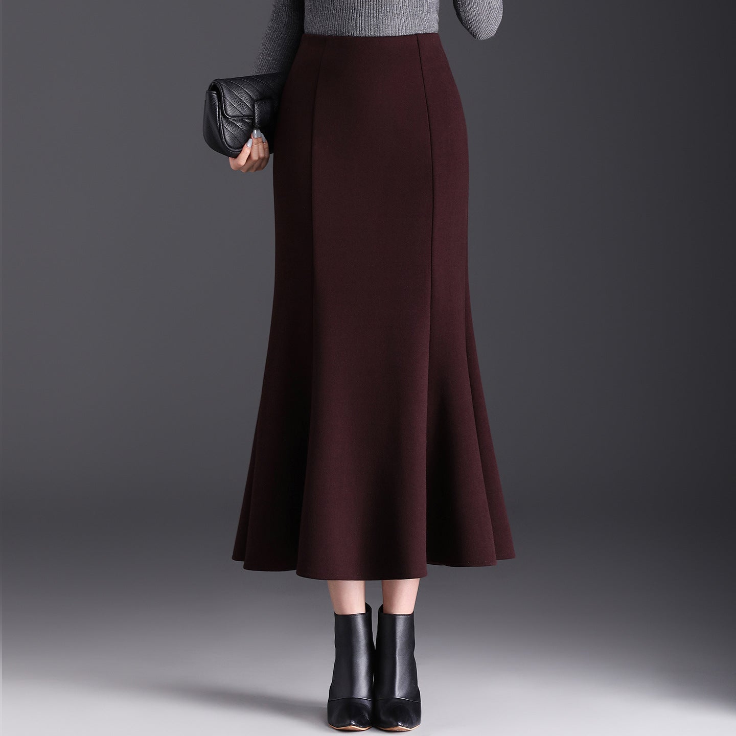 Women's Midi Flared Skirt - VibreMode