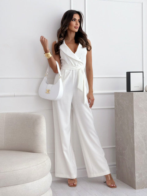 Women's Sleeveless Jumpsuit Sophisticated Fit