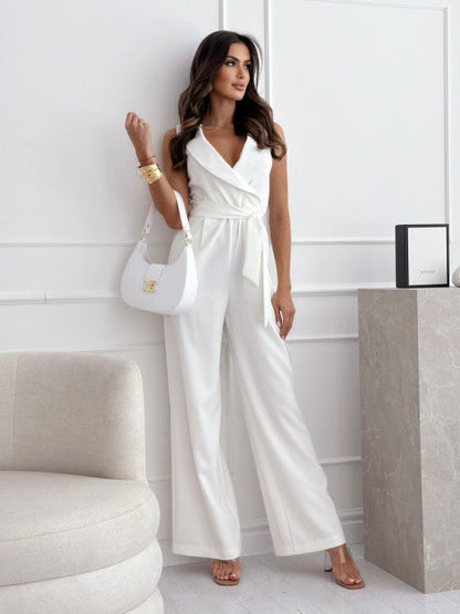 Women's Sleeveless Jumpsuit Sophisticated Fit