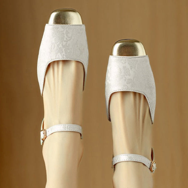 Elegant Low Heel Sandals