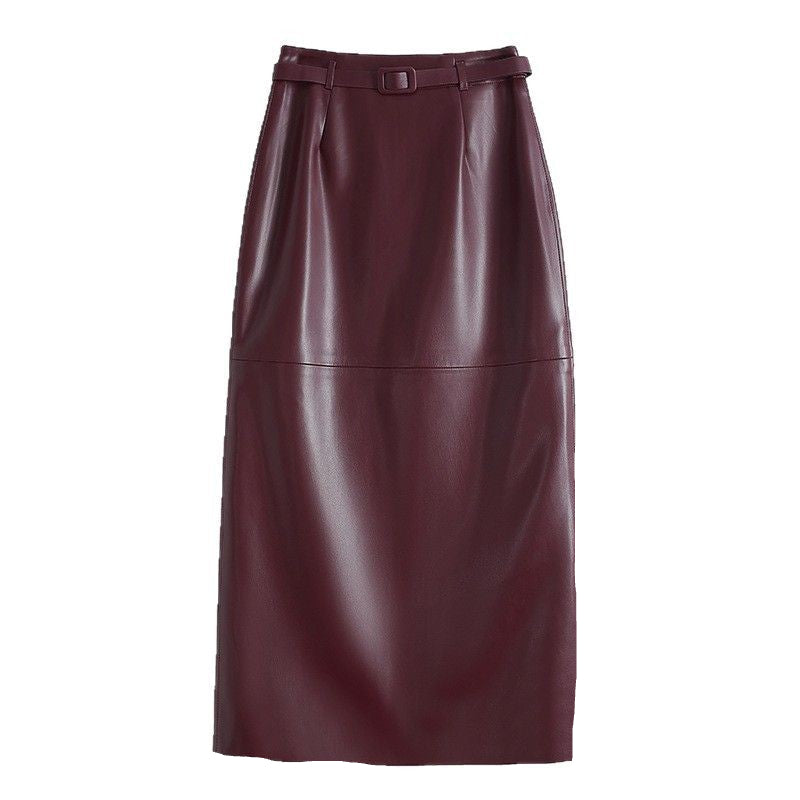 Women's Leather Pencil Skirt - VibreMode
