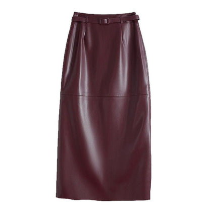 Women's Leather Pencil Skirt - VibreMode
