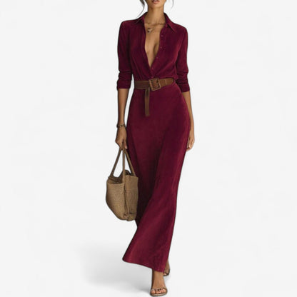 Women's Maxi Dress Minimalist Design