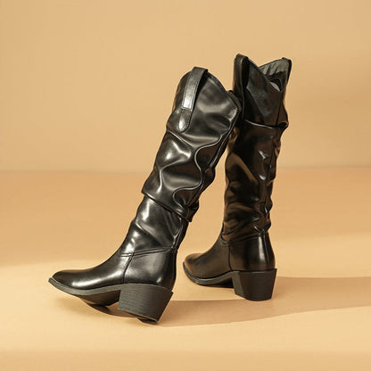 Comfortable Ankle High Leather Boots