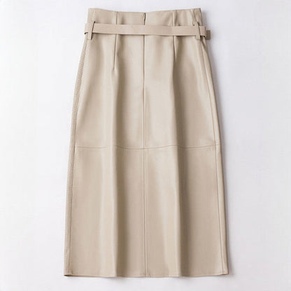Vella Sheepskin Leather Skirt - Jack Hafford