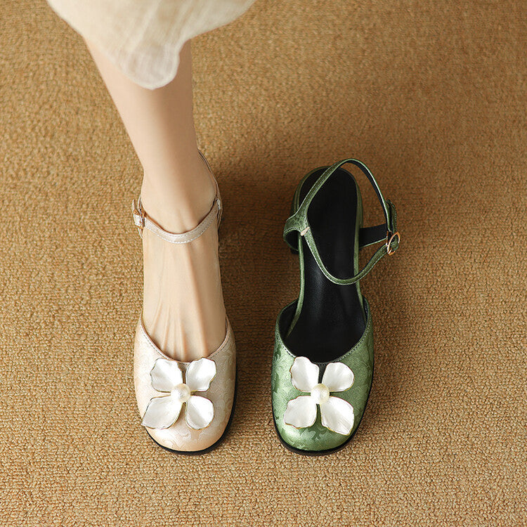 Elegant Backless High Heel Shoes